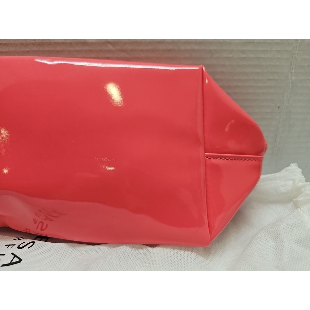 VERSACE Perfumes Pink Patent Vanity Case Pouch Bag Case Cosmetic Makeup 13x6in View 4